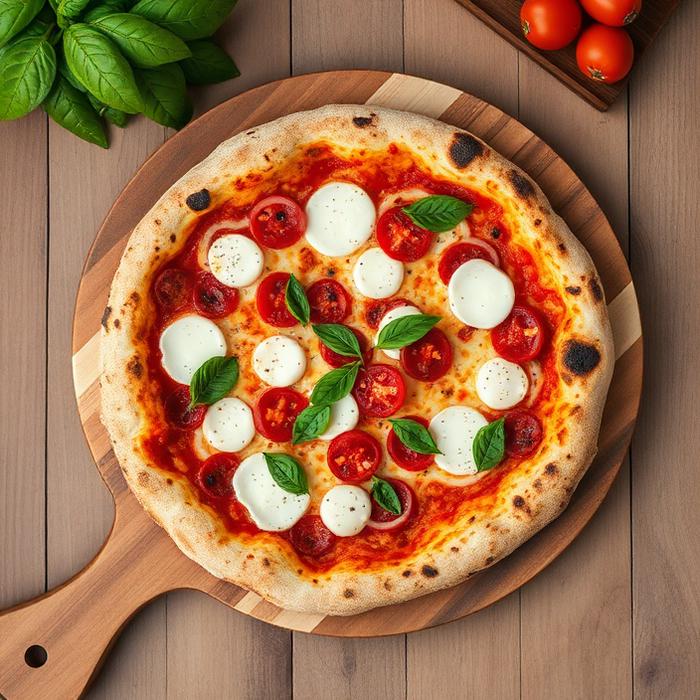 Pizza aus dem Ofen